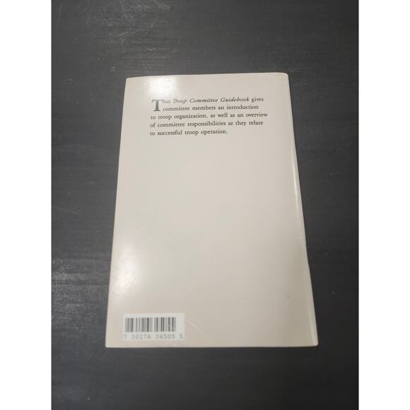 1991 BSA Troop Committee Guidebook Boy Scouts of America No. 34505 2nd Printing - Picture 2 of 7